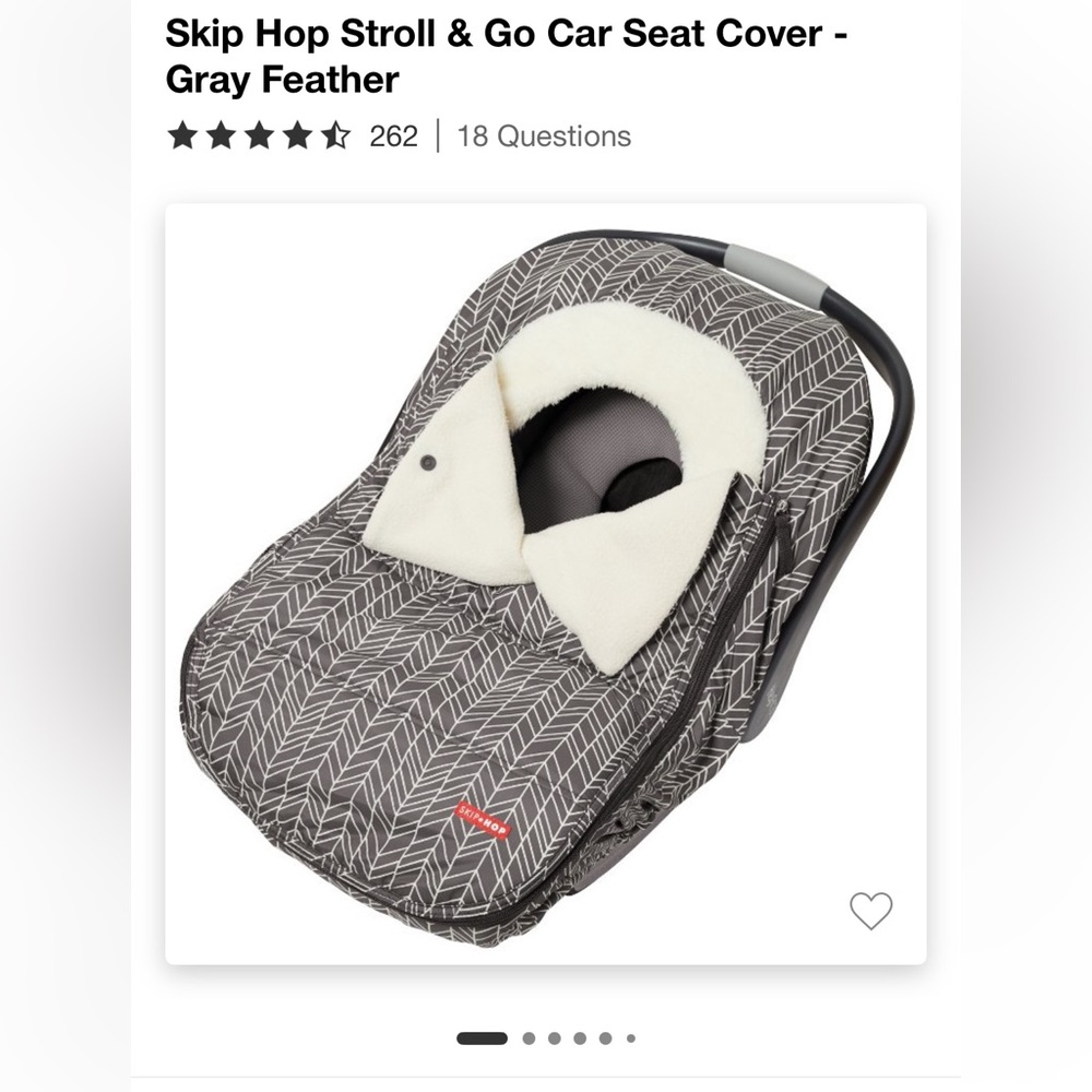 Skipbop infant car seat cover